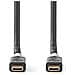 Cavo Da Usb-c Maschio A Usb-c Maschio 100w 20 Gbps 4k 1m, Nero / Oro - Foto miniatura 6