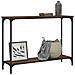 Tavolo Consolle Rovere Marrone 101x30,5x75 Cm Legno Multistrato - Foto miniatura 3