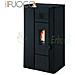 Noa - Stufa A Pellet Da 6.3 Kw Nero Goffrato - Foto miniatura 1