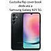 Custodia A Libro Book Cover Case Per Samsung Galaxy A25 5g Sm-a256 Black - Foto miniatura 2