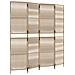 Divisorio per Ambienti a 4 Pannelli Beige in Polyrattan - Foto miniatura 2