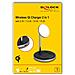Caricatore wireless 2 in 1 con 5 W / 7,5 W / 10 W / 15 W - Qi - Foto miniatura 3