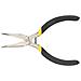 Pinza Di Precisione, Allungata, Curva, 130 Mm - Foto miniatura 1
