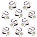 Kit 10 Faretti A Incasso Faretto 1 W Led Luce Bianca 6500 Bordo Bianco P31 - Foto miniatura 1