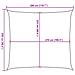 Vela Parasole 160 G /m Rettangolare Grigio Chiaro 2,5x3 M Hdpe - Foto miniatura 2