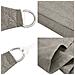 Vela Parasole 160 G /m Rettangolare Grigio Chiaro 2,5x3 M Hdpe - Foto miniatura 4