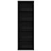 Libreria Rovere Nero 60x30x189 cm in Legno Multistrato - Foto miniatura 6