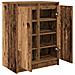 Scarpiera Legno Antico 57x34x76 cm in Legno Multistrato - Foto miniatura 2