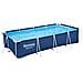 Piscina Fuori Terra - Rettangolo - 400x211x81 Cm - Blu - Include Accessori Coordinati Cb58 - Foto miniatura 4