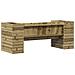 Lusso Casadino -  Panca Con Fioriera 167,5x60x65 Cm In Legno Impregnato Di Pino - Foto miniatura 6