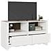 Mobile TV  "DRAMMEN" Bianco 99x43x55 cm Legno solido Pino - Foto miniatura 3
