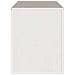 Mobile TV  "DRAMMEN" Bianco 99x43x55 cm Legno solido Pino - Foto miniatura 8