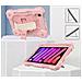 Custodia Per Ipad Mini 6 8,3"" Con Supporto E Tracolla Rosa - Foto miniatura 4