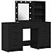 Set Trucco 3 Pezzi con LED in Legno Nero - Foto miniatura 1