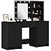 Set Trucco 3 Pezzi con LED in Legno Nero - Foto miniatura 3