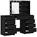 Set Trucco 3 Pezzi con LED in Legno Nero - Foto miniatura 7