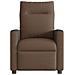 Poltrona Reclinabile in Tessuto Marrone - Foto miniatura 3