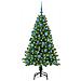 Albero di Natale artificiale con 150 LED Verde 150 cm - Foto miniatura 3