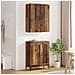 Credenza Legno vecchio 69,5 x 34 x 180 cm Legno multistrato - Foto miniatura 4
