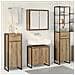 Set di mobili per il bagno Rovere artigianale Legno multistrato - Foto miniatura 4