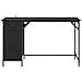 Scrivania per computer Rovere Nero 131 x 48 x 75 cm - Foto miniatura 8
