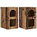 Comodino 2 pcs Legno vecchio 29,5 x 33,5 x 50 cm - Foto miniatura 1