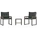 Set di Mobili da Esterno con cuscino 3 pcs Grigio - Foto miniatura 1