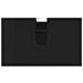 Mobiletto da bagno Nero 60 x 35 x 60 cm Legno ingegnerizzato - Foto miniatura 8