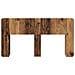 Testata del letto Legno antico Legno ingegnerizzato - Foto miniatura 5