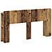Testata del letto Legno antico Legno ingegnerizzato - Foto miniatura 1