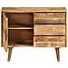 Credenza in Legno Massello di Mango 90x30x69 cm - Foto miniatura 8