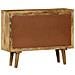 Credenza in Legno Massello di Mango 90x30x69 cm - Foto miniatura 9