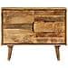Credenza in Legno Massello di Mango 90x30x69 cm - Foto miniatura 10