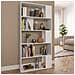 Libreria /Divisorio Bianco 80x24x159 cm in Legno Multistrato - Foto miniatura 1
