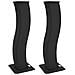 2x Stage Stand 150cm Curved Incl. Cover And Bag, Black - Foto miniatura 1