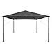 Gazebo da Giardino 4x4x3 m Antracite 180 g / m² - Foto miniatura 3