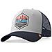 Cappellino Trucker Born To Windsurf Giallo Per Uomini E Donne - Foto miniatura 1