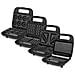 Piastra Grill Panini Maker Joy600 4 In 1 Per Cialde,donuts,toast,grill, 750w - Foto miniatura 7