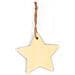 Sospensione Stella In Legno Per Decorare - Ø 11 Cm - Foto miniatura 1