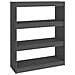 Libreria / divisorio Grigio 80x30x103,5 Cm In Massello Di Pino - Foto miniatura 2