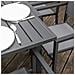 Veneziaset Di Mobili Da Giardino Allungabili In Textilene Grigio 140/200 Posti A Sedere 10 - Alluminio Antracite - Foto miniatura 13