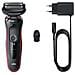 Rasoio Ricaricabile Series 5 51-R1000s Wet & Dry Sistema Pulizia EasyClean Tecnologia AutoSense Autonomia fino a 50 Minuti Colore Nero / Rosso - Foto miniatura 2