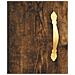 Scrivania Rovere Fumo 140x50x75 Cm In Legno Multistrato - Foto miniatura 7