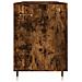 Scrivania Rovere Fumo 140x50x75 Cm In Legno Multistrato - Foto miniatura 8