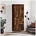 Credenza Rovere Fumo 69,5x34x180 Cm In Legno Multistrato - Foto miniatura 1