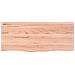 Ripiano Muro Marrone 100x40x (2-4) cm Massello Rovere Trattato - Foto miniatura 2