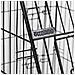 Gabbia Per Cani 107x74x85 Cm Nera - Foto miniatura 3
