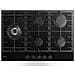 Piano cottura Da incasso PC75 75 cm Gas 5 Fornello-i Colore Nero Potenza 4000W - Foto miniatura 1