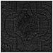 Cuscino Decorativo Paika Cotone 45 X 45 Cm Tinta Unita In Rilievo Grigio Scuro - Foto miniatura 2