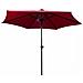 Ombrellone da Giardino ORIENT con regolazione dell'inclinazione, Colore Rosso, 270x270x235 cm - Foto miniatura 1